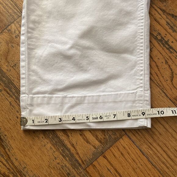 Talbots Wide Leg Crop Chino White Pants Women’s Size 2 - Picture 16 of 16
